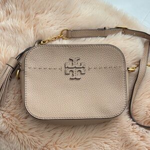 Tory Burch Beige Crossbody Bag